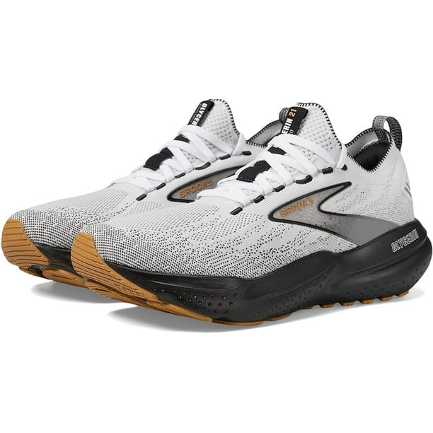 Zapatillas de Running Brooks Glycerin StealthFit 21 para Hombre (Blanco/Gris/Negro), talla 10 (EE. UU.)