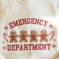 thumbnail image 2 of Embroidered Emergency Department Christmas Sweatshirt: ER Nurse/Doctor Holiday Shirt, 2 of 5