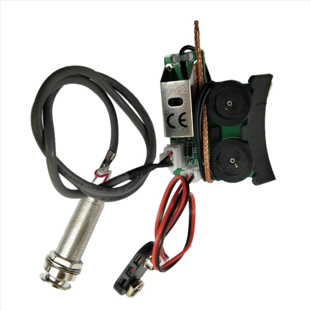 4X Under Saddle Piezo Pickup Onboard Preamp System for Acoustic Guitar