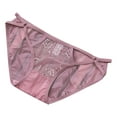 thumbnail image 2 of HUPOM Sheer Panties Panties For Girls Briefs Leisure Tie Seamless Waistband Pink L, 2 of 3