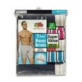 thumbnail image 3 of Fruit of the Loom Men's Boxer Brief (Pack of 7), Assorted - Blues, Grays, Reds, X-Large, 3 of 4
