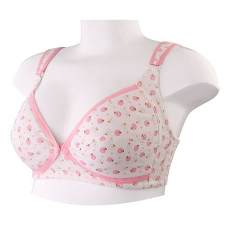 

Cute Apples Pattern Women Front Buckles Mummy Pregnant Maternity Feeding Bra