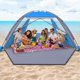 thumbnail image 1 of Carpa de Playa Happy Travel con Protección UV UPF 50+ para 6 Personas, 1 of 7