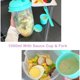 thumbnail image 3 of Taza coctelera para ensaladas Keep Fit con tenedor y soporte para aderezos, recipiente para la salud, desayuno de verduras portátil, 3 of 5