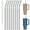 Silver, variant on Tomorotec 8-Pack Stainless Steel Straws Fit for Stanley 40oz Tumblers, 12" Metal Straws with 1 Brush, Reusable Drinking Straws for Smoothies, Milkshakes, Dishwasher Safe & BPA-Free