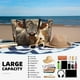 thumbnail image 5 of Disketp Adorable Flower Field Cow Bolsa de Playa de Gran Capacidad, Bolso Impermeable y a Prueba de Arena para Mujer, Ideal para Playa, Piscina y Natación, 5 of 7