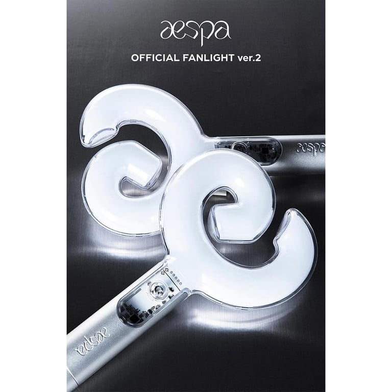 AESPA LIGHTSTICK VER.2 + 4 Photocards, Fanlight Concert Merch