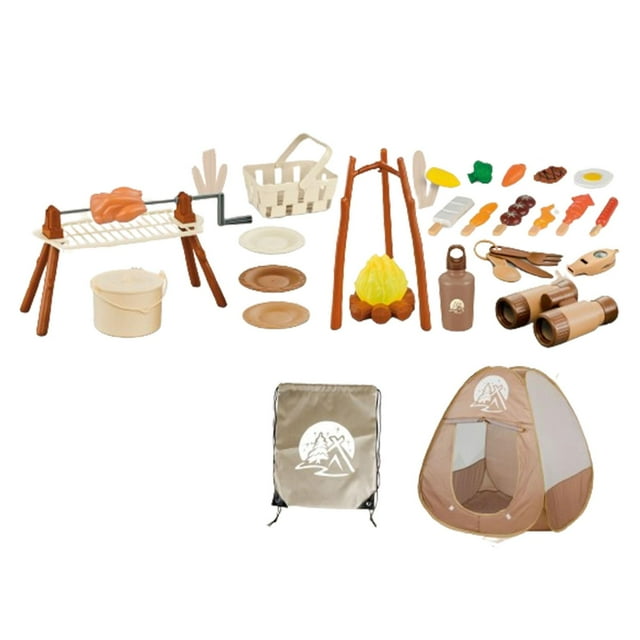 Juego de cocina de acampada para niños Hugo 34 piezas