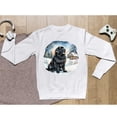thumbnail image 5 of Hello Winter Newfoundland Welcome Snowy Night Watercolor Vintage Sweatshirt Unisex Merch Newfie Dog Lover Gifts - 01011, 5 of 6