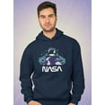 thumbnail image 2 of NASA Nasa Spaceman W Planet Earth Hoodie Men -NASA Designs, Male Medium, 2 of 4