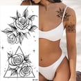 thumbnail image 3 of 6 bocetos pegatinas de tatuaje de flores-BK025+026+027+028+029+030 Ofspeizc CPB-US-HPP125-5, 3 of 5