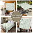 thumbnail image 6 of Green Flowers Tapestry for Bedroom Wall Hanging Tapestry, Pastoral Farmhouse Botanical Floral Ceiling Backdrop Tapestries Poster Blanket Wall Decor for Teens Room Living Room Dorm 51" x 59", 6 of 8