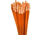 thumbnail image 2 of 50PK 48" Heavy Duty 5/16” Diameter Hi Visibility Safety Orange Driveway Markers w/Reflective Tape – Rods Stakes Guides, 2 of 2