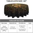 thumbnail image 3 of Music Tablecloth Round 60 Inch Table Cloth Cover Mat Holiday Party Decoration for Dining Room Home Kitchen Picnic, 3 of 6