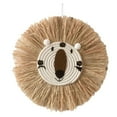 thumbnail image 1 of GROWTH TANK 2 Pieces Nordic Straw Wall Hanging Decor Tapestry Animal W/ Rope Handwoven 40cm C, 1 of 9