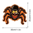 thumbnail image 3 of Halloween Spider Hanging Ornament, Battery Operated Creepy Light Up Prop, Indoor Outdoor Halloween Party Decoration, 3 of 3