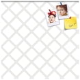 thumbnail image 2 of PinPix 17x17 Custom Cork Bulletin Board Diamond Modern Pattern Grey White Poster Board Has a Fabric Style Canvas Finish, Framed in Diamond Modern Pattern Grey White, by ArtToFrames (PinPix-1803), 2 of 5