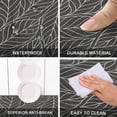 thumbnail image 5 of Kitchen Mat 36"x20" PVC Anti-Fatigue Cushioned Mat, Modern Botanical Non-Slip Standing Desk Mat, Waterproof PVC Easy Clean Kitchen Rug Floor Mat for Kitchen, Sink, Laundry, Office, 5 of 5