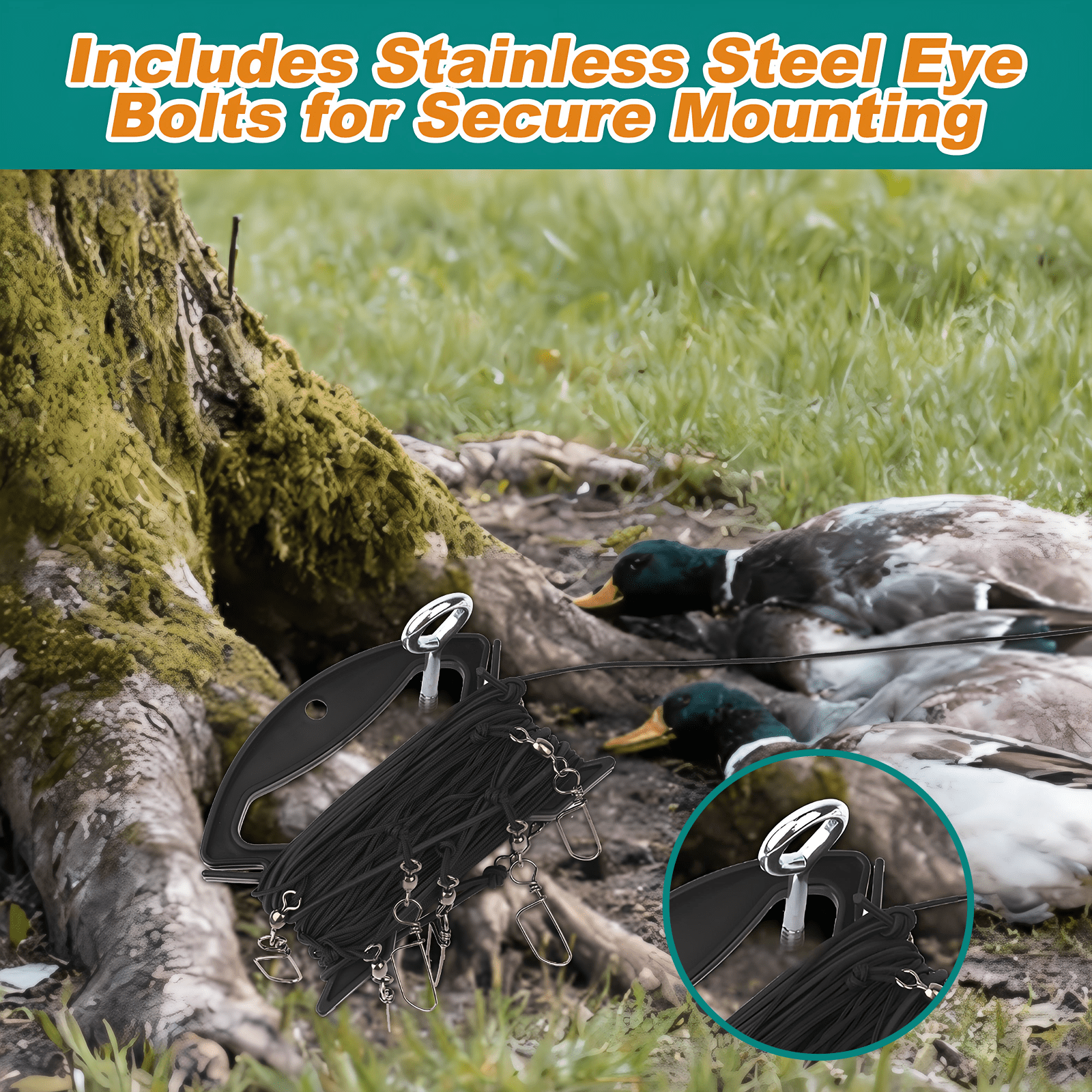 6 Decoy Rig With Anchor Scopaven Duck Decoy Rig – 118ft Nylon Line, Pre ...