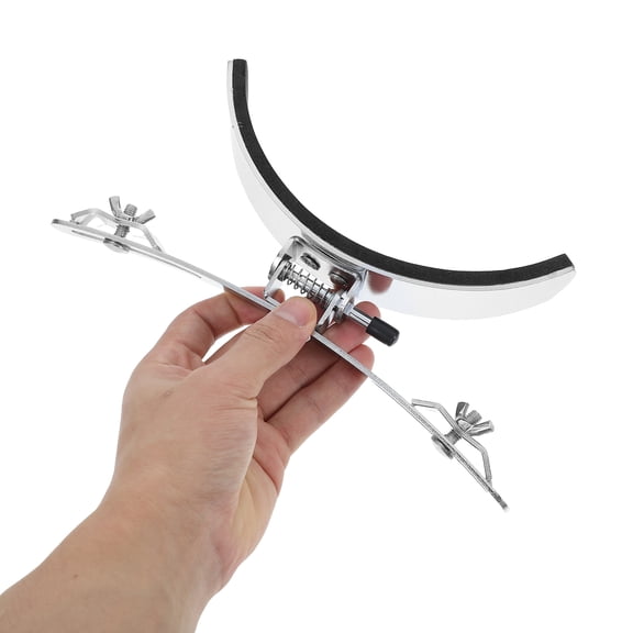 OFFIGAM Marching Snare Drum Leg Rest Parts Silver with Stable Support for Home Practice 1Pack