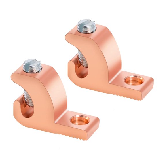 PinesC Connecteur en Alliage Cuivre-Aluminium de Haute Qualité, Technologie de Mise à la Terre pour Piscine (CU-ALU Alliage, 2 Pcs)