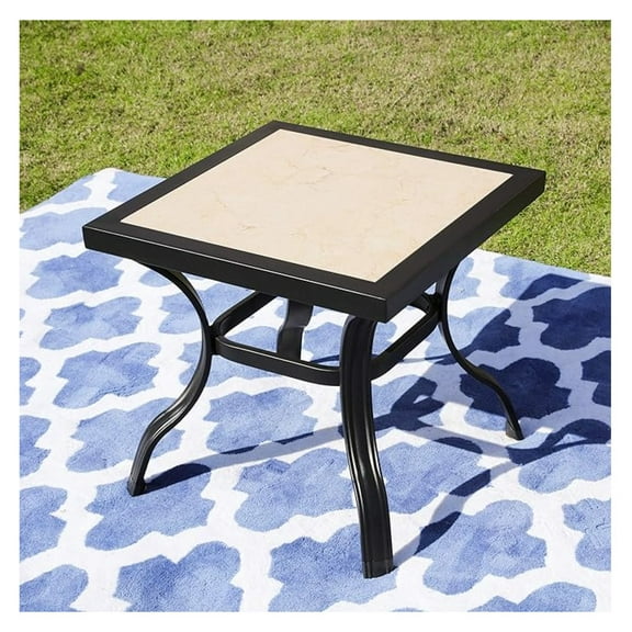 Patio Rocking Chair Bistro Set - Outdoor Furniture with Coffee Table, PE Rattan Wicker, Cushions, for Garden, Backyard, Pool, Balcony