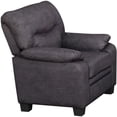 thumbnail image 2 of Home Square 3 Piece Set with Upholstered Chair Sofa and Loveseat in Charcoal, 2 of 10