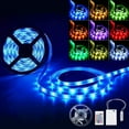 thumbnail image 2 of DYstyle Battery Powered LED Strip Lights RGB Color Changing Lights Waterproof Flexible Battery Operated LED Lights with Remote Control for Bedroom Desk Home Room TV Camping and DIY Decoration, 2 of 6