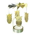 thumbnail image 2 of Hot Spinning Rotary Metal Carousel Tea Light Candle Holder Stand Light  Gift, 2 of 2