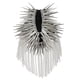 thumbnail image 3 of 2 uds charretera de borla plateada Hugo gótico Punk remache largo Stud Spike, 3 of 9