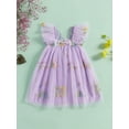 thumbnail image 4 of Jkerther Toddler Baby Girl Halloween Costumes Fairy Butterfly Wings 3D Butterfly Sleeveless Tutu Dress Birthday Party Outfits, 4 of 8