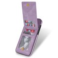 thumbnail image 5 of Dteck Leather Wallet Case for iPhone 13 Pro with RFID Blocking Card Slots Magnetic Button Kickstand Function Business Style Men Women Case For iPhone 13 Pro,Purple, 5 of 7