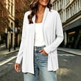 thumbnail image 2 of BUIGTTKLOP Womens Lightweight Cardigans Soft Open Front Cardigan Loose Casual Light Jackets Long Sleeve Cover up for Layering Work Travel, 2 of 8