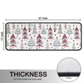 thumbnail image 5 of Kitchen Rugs Sets Of 2,White Christmas Tree Pattern Anti Fatigue Kitchen Mat Rugs Non Slip Washable,Decorative Kitchen Floor Mats for Kitchen,Sink,Laundry,17"x47"+17"x47", 5 of 5