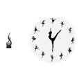 thumbnail image 1 of Escultura abstracta de fuego,Estatua de arte abstracto,adorno para decoración del hogar,Escultura de fuego moderna,coleccionable,regalo,Reloj de pared,Reloj de pared de bailarina,colgante, 1 of 8
