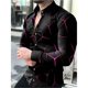 thumbnail image 1 of Camisa de solapa de manga larga nueva de moda para hombre 2024, patrón creativo de alta definición, material suave y cómodo de alta calidad, 1 of 6