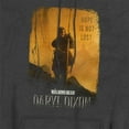 thumbnail image 2 of Popfunk The Walking Dead - Daryl Dixon Daryl Dixon Poster Unisex Adult Pull-Over Heather Hoodie, Black Heather, 2X-Large, 2 of 4