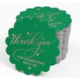 thumbnail image 4 of Inkdotpot Thank You For Celebrating With Me Birthday Bottle Tag Real Rose Gold Foil Favor Hang Tags 100 Pack, 4 of 6