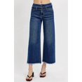 thumbnail image 2 of RISEN Raw Hem Wide Leg Attached Buckle Jeans, 2 of 6