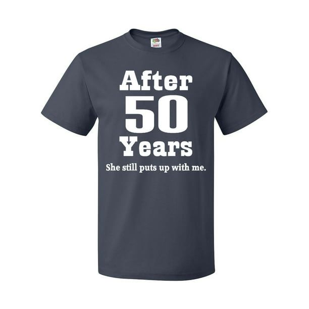 Inktastic 50th Anniversary Funny Husband Gift T-Shirt Inktastic 50th Anniversary Funny Husband Gift T-Shirt