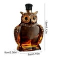 thumbnail image 3 of BiFandian Owl Whiskey Decanter, Unique Owl Animal Whiskey Bottle, Fun Bar Decoration, Gift for Whiskey Lovers, Dad, Husband, Boyfriend, 3 of 6