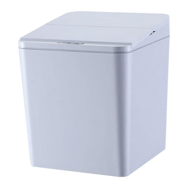 Basurero automático sin contacto, contenedor de basura, contenedor de residuos aleatorios, capacidad inteligente Gris 6L