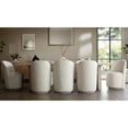 thumbnail image 2 of Diamond Sofa KENDALLCHIV2PK 23 x 22 x 34.75 in. Kendall Dining & Accent Swivel Chair in Ivory Boucle Fabric - Pack of 2, 2 of 2