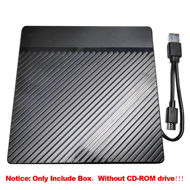 Caja externa para unidad óptica jixopn de DVD y CD con puerto USB 3.0 tipo C (9,5 mm)