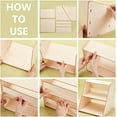 thumbnail image 4 of 2-Tier Retail Table Display Stand Detachable Wooden Display Shelf Portable Retail Wooden Display Riser for Retail Table Top Counter Top Craft Shows Farmers Market Burlywood DIY, 4 of 6