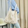 thumbnail image 6 of Kukuzhu Women Crochet Beach Bag Knit Shoulder Bag Crochet Tote Bag Summer Hobo Bag Aesthetic Mesh Tote Bag, 6 of 7