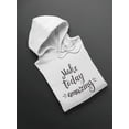 thumbnail image 3 of Positive Quote Calli Hoodie Women -Image by Shutterstock, Female Medium, 3 of 4