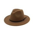 thumbnail image 1 of JFBUJC Women Or Men Woolen Felt Fedora Hat, 1 of 5