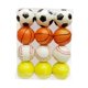 thumbnail image 5 of Juego de 12 Uds De pelotas deportivas pelotas deportivas de esponja pelotas de fútbol ​​baloncesto tenis y béisbol juguetes interactivos ANGGREK Otros, 5 of 8