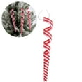 thumbnail image 3 of 6 piezas de adornos navideños de piruleta de plástico blanco y rojo, adornos de bastón de caramelo, decoración para árbol de Navidad, colgante para fiesta de Navidad, accesorios de decoración para el, 3 of 6